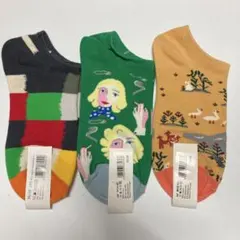 靴下くるぶし丈　ソックス3足セット
