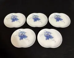 香蘭社 葡萄柄 小皿 銘々皿 取り皿 5客 5枚