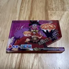ONE PIECE　松屋　アクリルブロック箸置き ロキ　ルフィ