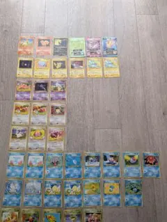 帰*★様 ポケモンカードゲーム　旧裏等まとめ売り 旧裏61枚　ゲットカード3枚