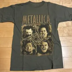 METALLICA メタリカ　ツアーTシャツ Mサイズ　カーキのサムネイル