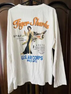 AVIREX Tiger Sharks 長袖カットソー Lサイズのサムネイル