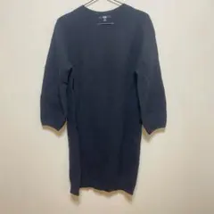★値下★ UNIQLO ブラック ニットワンピース M