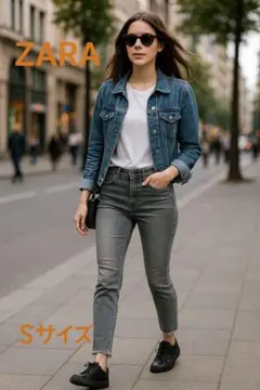 【送料無料】 ZARA TRF レディースジーンズ　Sサイズ
