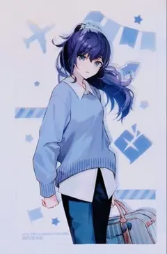 プロセカ3周年感謝祭クリアシート朝比奈まふゆアイドルひなつ初音ミク文具アニメイト