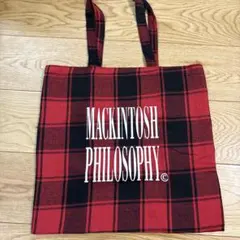 MACKINTOSH PHILOSOPHY エコバッグ レッドチェック