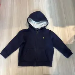100cm ラルフローレン ネイビー ジップアップパーカー