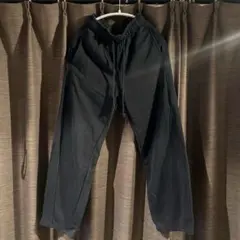 GU バレルレッグスウェットパンツ ブラックS