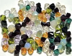 ❗️大容量お買い得❗️スワロフスキーソロバン形５ミリ６ミリ