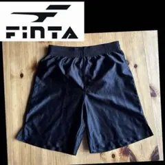 ★FINTA（フィンタ）ブラック ゲームパンツ 150 サッカーフットサル