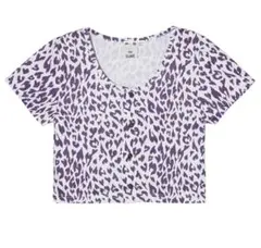 X-girl HEART LEOPARD CARDIGAN 【新品値札付】のサムネイル