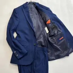 美品 ザラ ブルーネイビー カジュアルスーツ Lサイズ セットアップ イベント