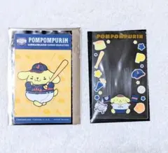 タイトーくじ　サンリオ　侍ジャパン　クリアカード　ポムポムプリン