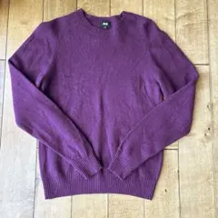 UNIQLO ラムクルーネックセーター