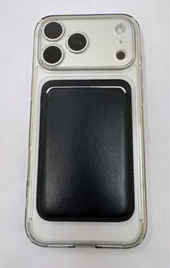 Apple純正 MagSafeレザーウォレット 未使用級 箱付