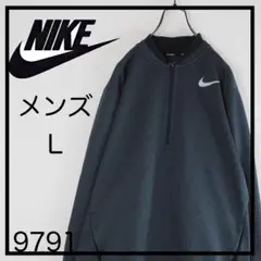 カ*ケ様 NIKE ゴルフ　黒　ジャケット　L　ドライフィット　ジャージ　ポリエ