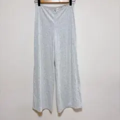エイチアンドエム 無地 ワイドパンツ 裾フレア S 灰 ポリエステル 部屋着のサムネイル