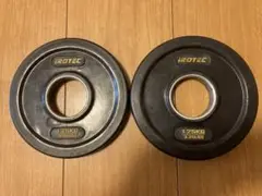アイロテック オリンピックラバープレート1.25kg２枚