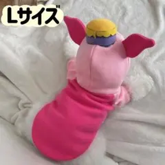 犬服猫服　ペット服　ペットウェア　ドッグウェア　裏起毛ピンクLサイズ