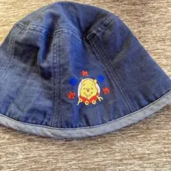 プーさん刺繍帽子 52cm