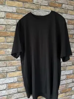 美品 無印 Ｔシャツ Ｌサイズ 黒 使用回数少ないです！クルーネックのサムネイル