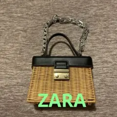 未使用　ZARA かご　バック　チェーン
