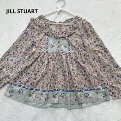JILL STUART 花柄 襟付き 長袖 ブラウス Mサイズ 可愛い ガーリーのサムネイル