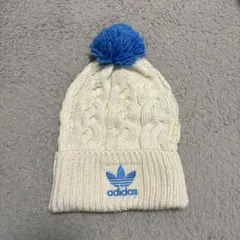 adidas ケーブル編みニット帽