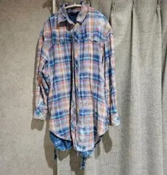 DIESEL　チェックシャツ　ミニワンピ