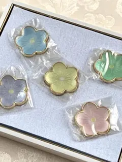 銀座和光　七宝焼　箸置き　梅の花　新品