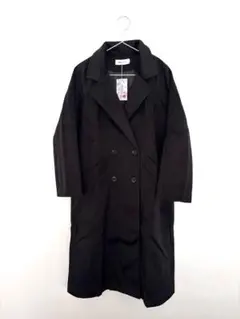 完売Riu ブラックロングコート Principal icon coat