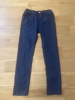 キッズ 長ズボン ストレッチ スリムフィット 150 ネイビー