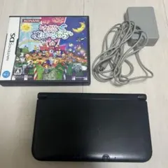 Nintendo 3DS LL 本体 ブラック ACアダプタ付き 동작 확인