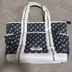 希少完売品 パーリーゲイツ ゴルフロッカーバッグ 総柄 ワッペン