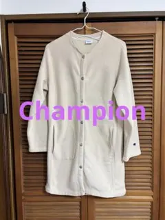 Champion フリースジャケット クリーム