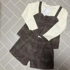 チェック柄 セットアップ 110cm