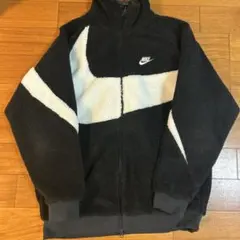 Nike フリースジャケット ブラック/ホワイト