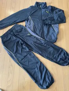 Puma ジャージ上下セット Lサイズ ブラック/グレー