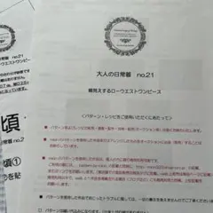 mion 大人の日常着 no.21 細見えするローウエストワンピース 型紙