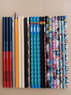 鉛筆　21本セット　まとめ売り　赤青3本入り