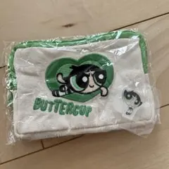 パワーパフガールズ 刺繍ポーチ　バターカップ