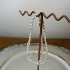 淡水ブレスレット（二重）　ゴールド金具