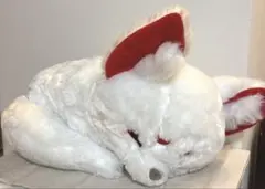 ちょコンとキツネ くるんとおねむウルトラBIGぬいぐるみ わたあめ