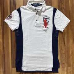 美品　ラルフローレン ポロシャツ ビッグポニー USA刺繍　y2k swag Polo Ralph Laurenビッグポニー刺繍 ポロシャツy2k swag - メルカリ