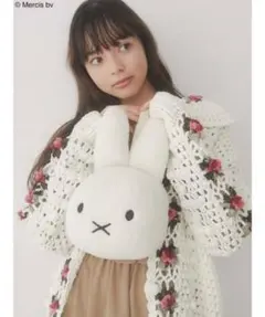 merry jenny ミッフィー ブルーナボアハンドbag