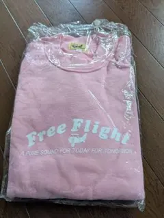 さだまさしFree Flight ピンク 長袖トレーナー Lサイズ