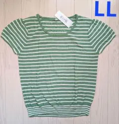 ＬＬ★ベルメゾン★暮らす服★ボーターコットンカットソー★新品