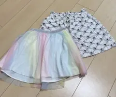 ANAP シフォンスカート　PAUL&JOE キュロットパンツ　２点セットのサムネイル