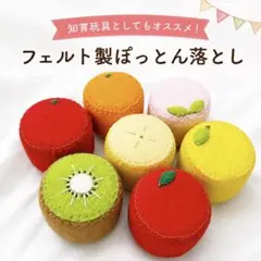 ぽっとん落とし フェルト 知育玩具 知育玩具