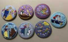 ディズニー 刺繍缶バッジ 7点セット